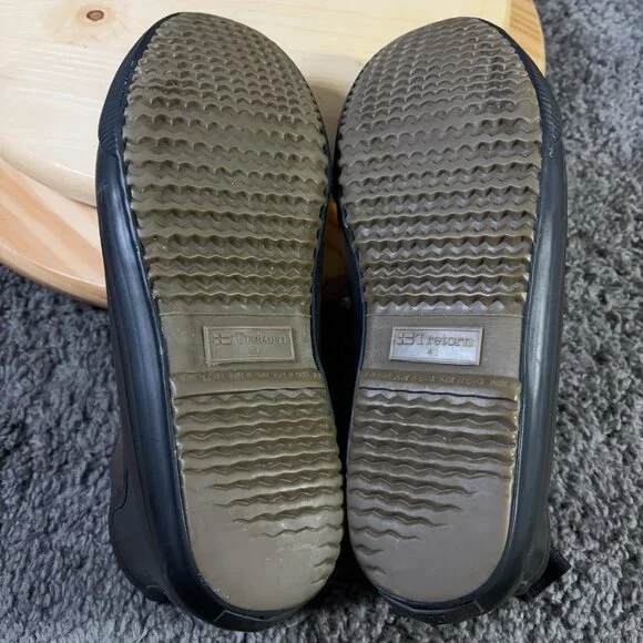 Tretorn Chelsea Rain Boots Womens Size 10 Brown Pull On Waterproof Wool Lined - Picture 7 of 7